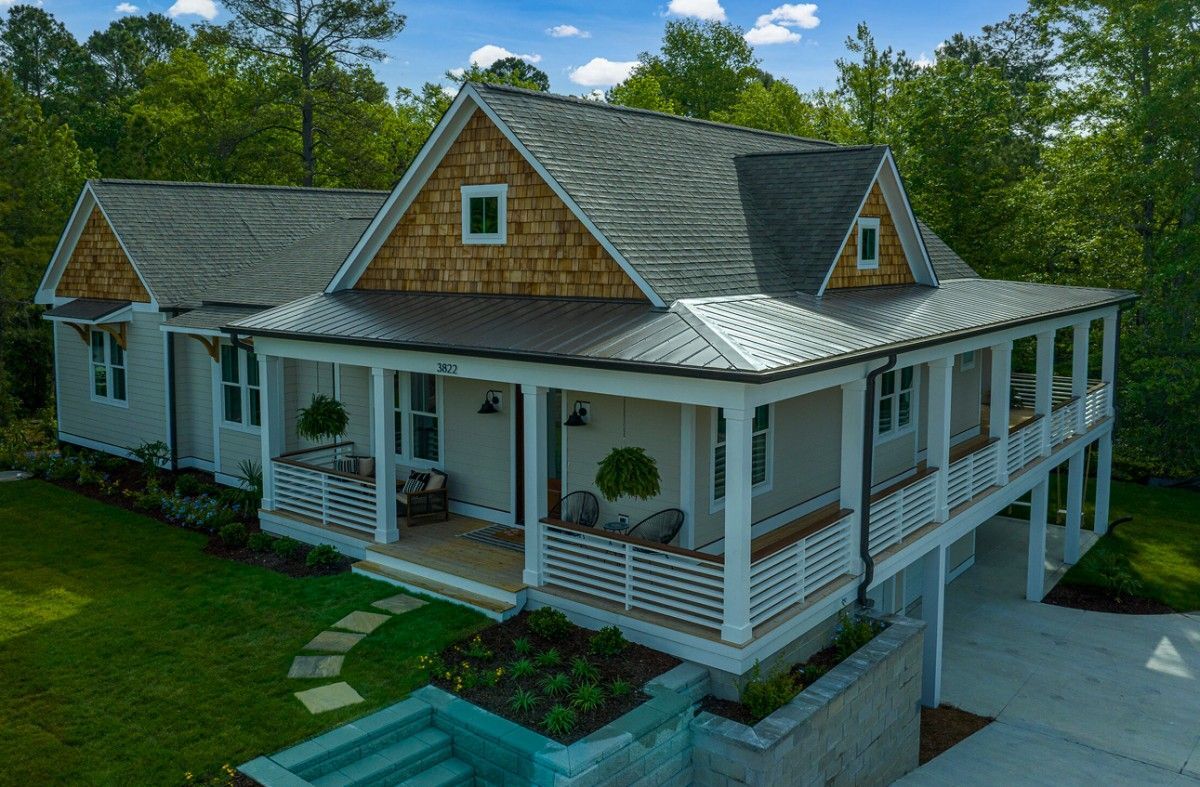 New home build by Coastal Cypress Building